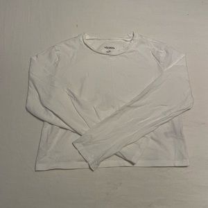 Wild Fable cropped white long sleeve size XS